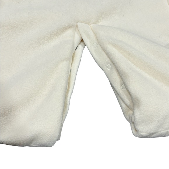 Gap baby‎ one piece bear detail white slumber winter suit 6-12 months - Picture 5 of 8